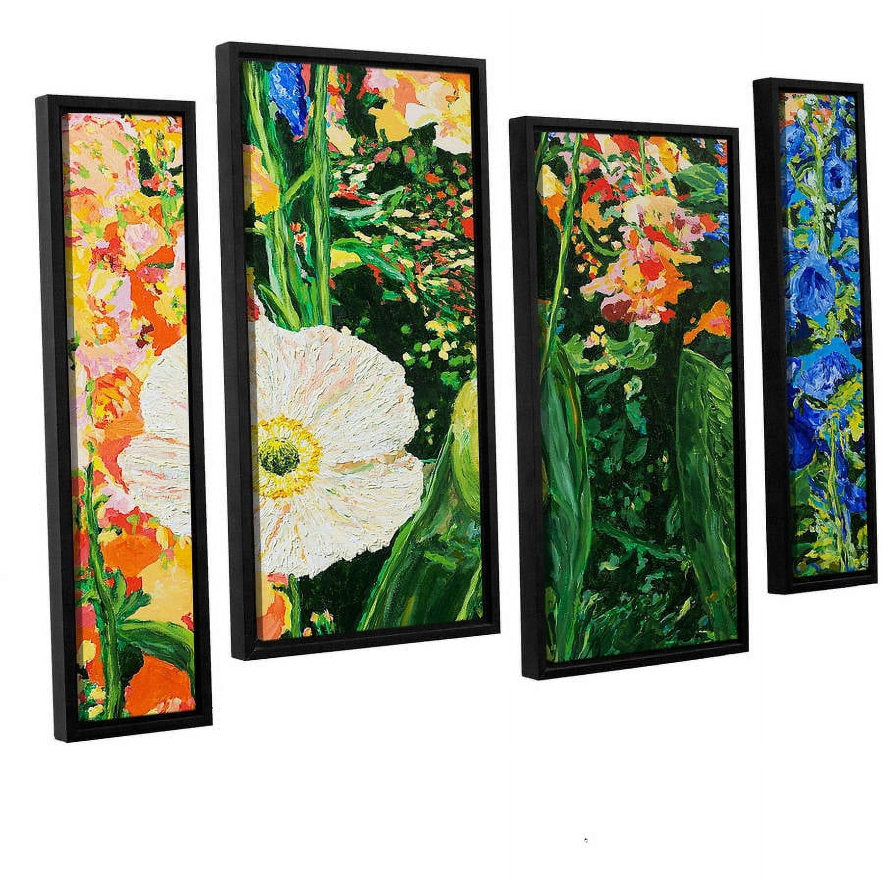 ArtWall Allan Friedlander "Only Pick The Best" 4-Piece Floater-framed Canvas Staggered Set