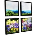 thumbnail image 1 of ArtWall Allan Friedlander "Pollinator's Ravine" 4-Piece Floater-framed Canvas Square Set, 1 of 2