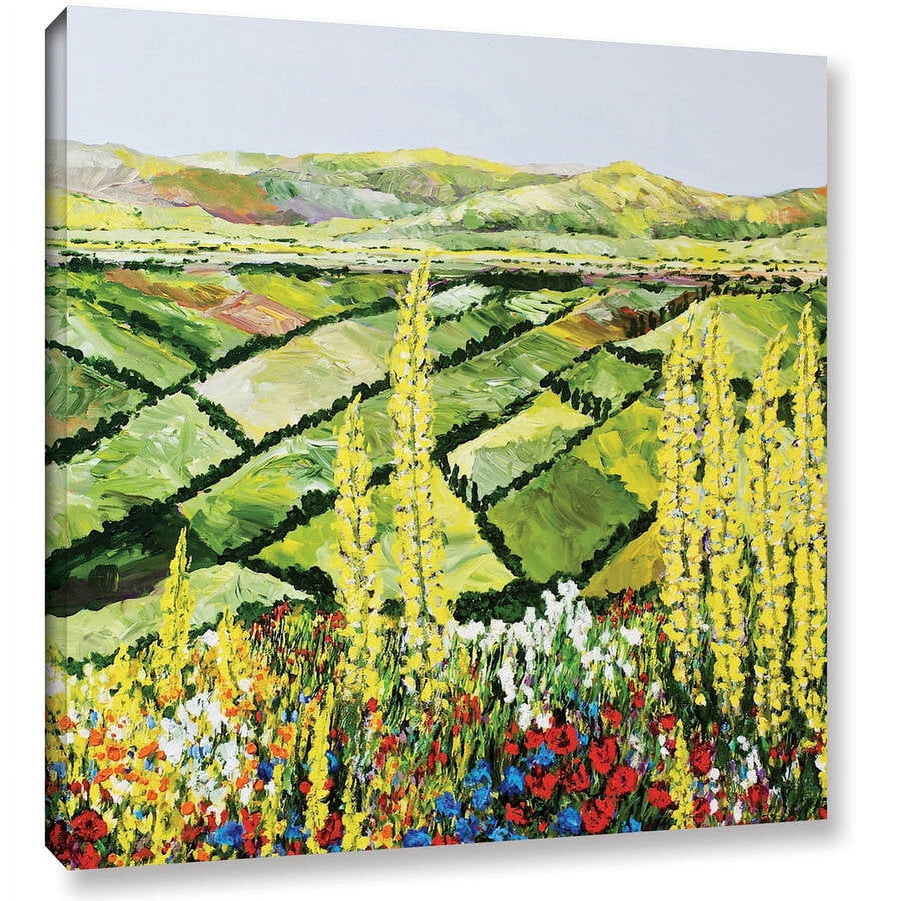 ArtWall Allan Friedlander "Rolling Fields" Gallery-wrapped Canvas