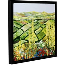ArtWall Allan Friedlander "Rolling Fields" Gallery-wrapped Floater-framed Canvas