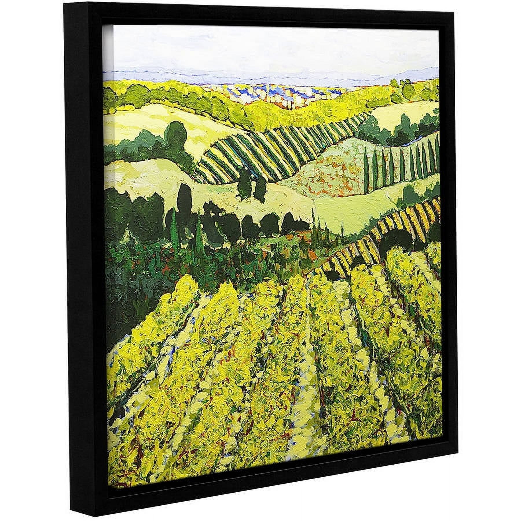 ArtWall Allan Friedlander "Sharing The Discovery" Gallery-wrapped Floater-framed Canvas
