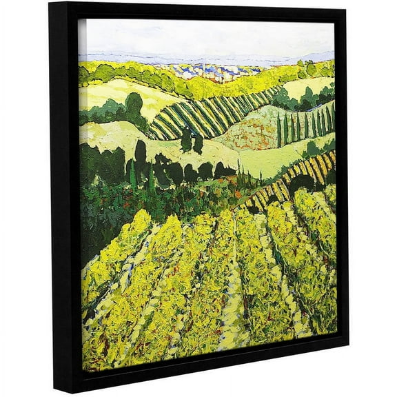 ArtWall Allan Friedlander "Sharing The Discovery" Gallery-wrapped Floater-framed Canvas