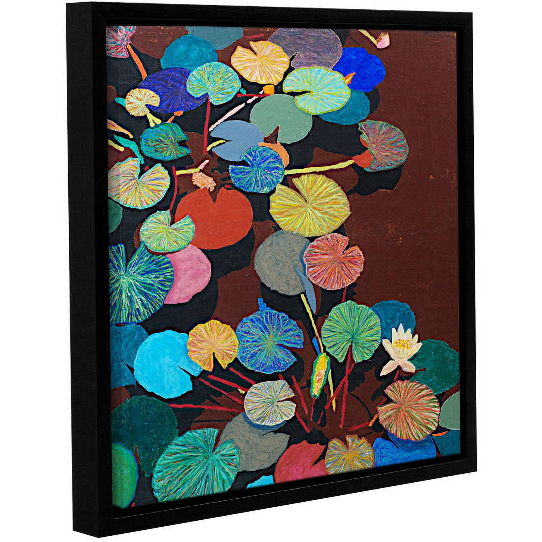 ArtWall Allan Friedlander "Slow Stream" Gallery-wrapped Floater-framed Canvas