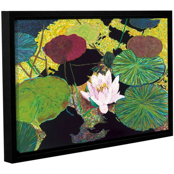 ArtWall Allan Friedlander "Steamy Pond" Gallery-wrapped Floater-framed Canvas