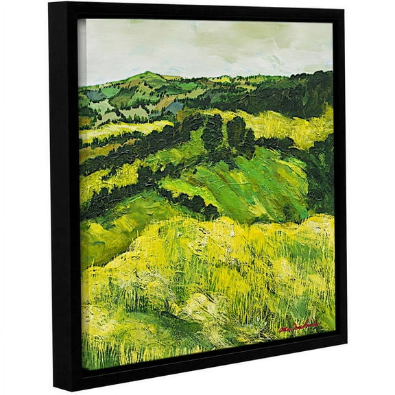 ArtWall Allan Friedlander "Tall Grass Path" Gallery-wrapped Floater-framed Canvas