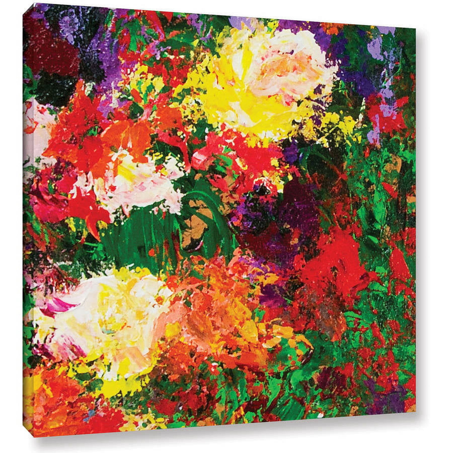 ArtWall Allan Friedlander "Wisteria And Roses" Gallery-wrapped Canvas