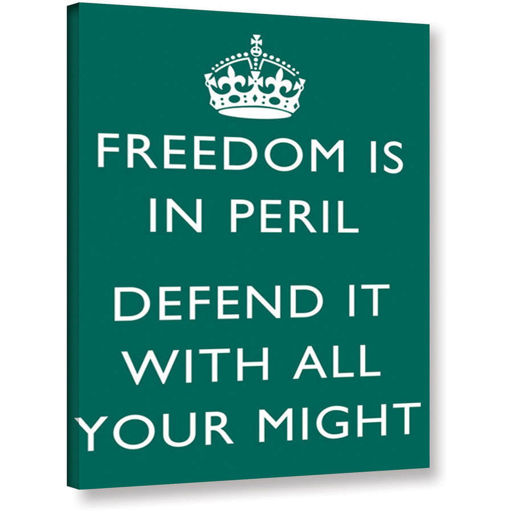ArtWall Art D. Signer "Keep Calm And Call Dad" Gallery-Wrapped Canvas