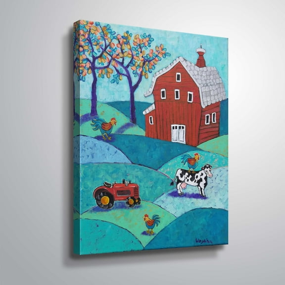 ArtWall Big Red, Gallery Wrapped Canvas by Holly Wojahn