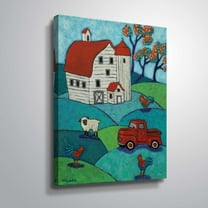 ArtWall Big White, Gallery Wrapped Canvas by Holly Wojahn