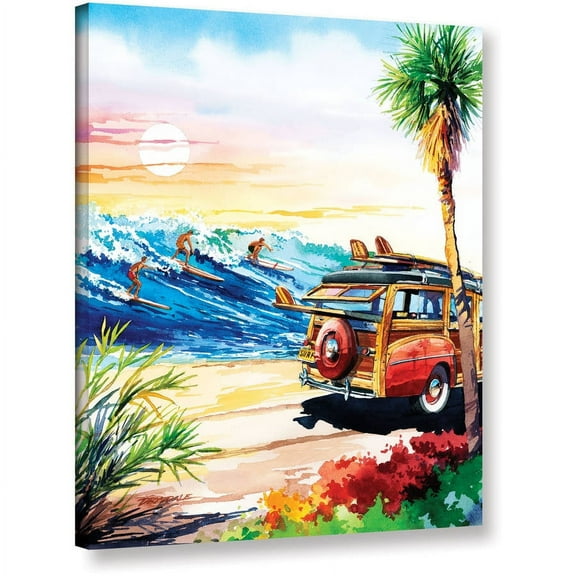 ArtWall Bill Drysdale "Endless Summer" Gallery-Wrapped Canvas
