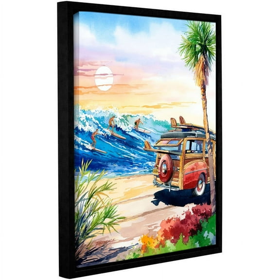 ArtWall Bill Drysdale "Endless Summer" Gallery-Wrapped Floater-Framed Canvas