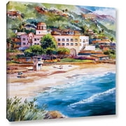 ArtWall Bill Drysdale "Laguna Main Beach" Gallery-Wrapped Canvas