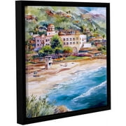 ArtWall Bill Drysdale "Laguna Main Beach" Gallery-Wrapped Floater-Framed Canvas