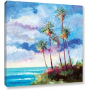 ArtWall Bill Drysdale "Laguna Palms" Gallery-Wrapped Canvas