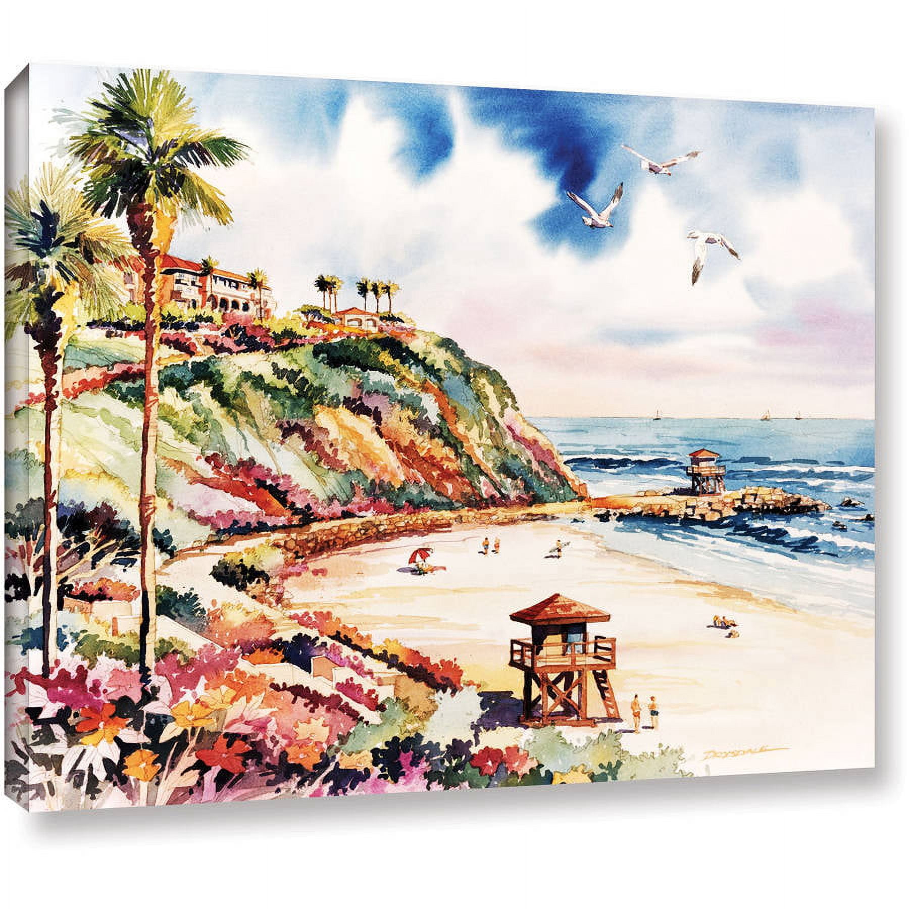 ArtWall Bill Drysdale "Salt Creek Beach" Gallery-Wrapped Canvas