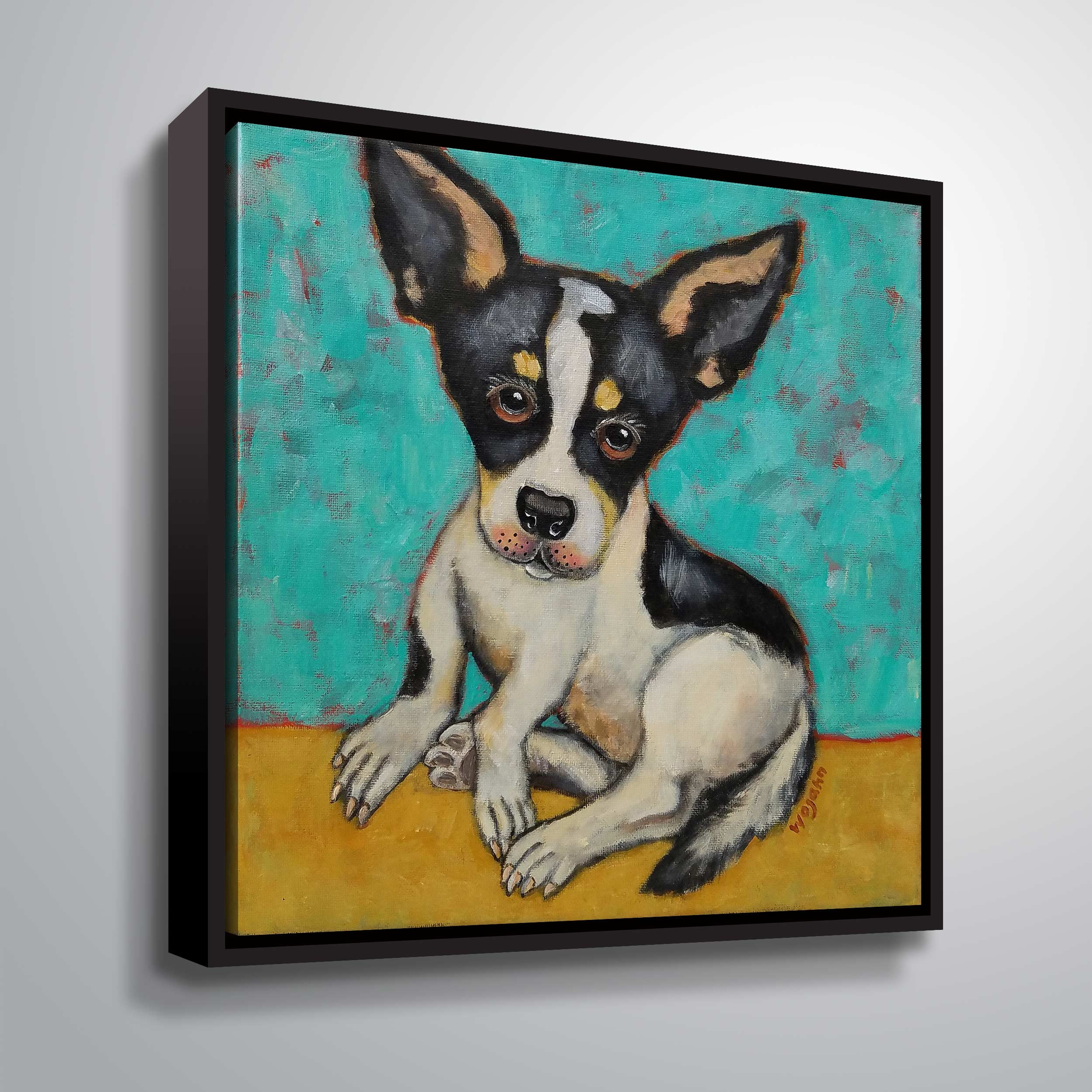 ArtWall Black & White Life, Gallery Wrapped Floater-framed Canvas by Holly Wojahn