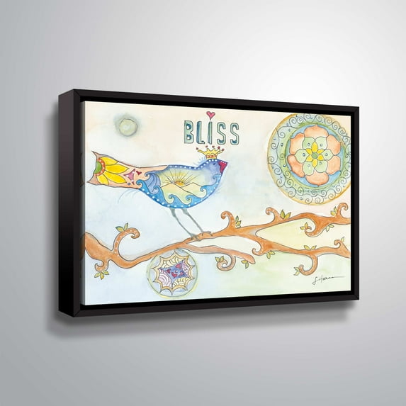 ArtWall Bliss, Gallery Wrapped Floater-framed Canvas by Lorri Hanna