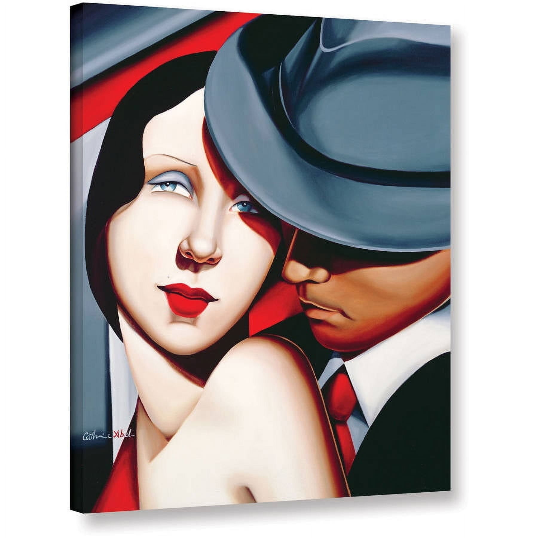 ArtWall Catherine Abel "Adam and Eve, Gangster Study" Gallery-wrapped Canvas