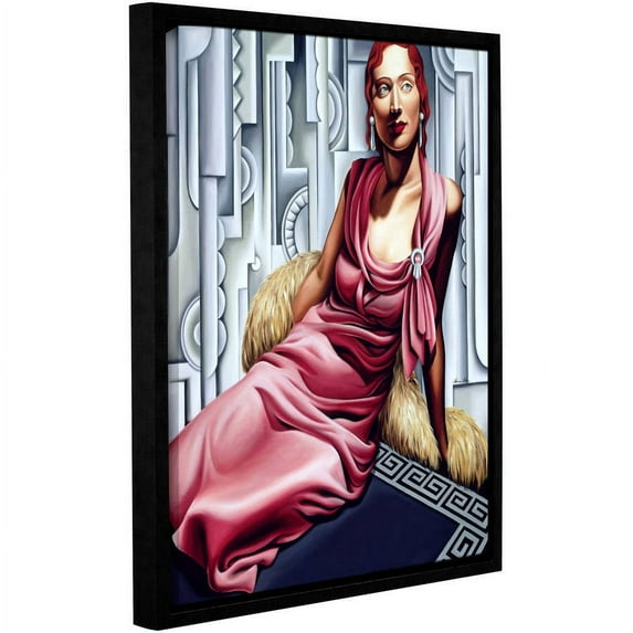ArtWall Catherine Abel "La Vie En Rose" Floater Framed Gallery-Wrapped Canvas