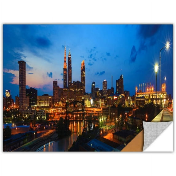 ArtWall Cody York "Cleveland 8" ArtAppealz Removable Wall Art
