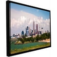 thumbnail image 1 of ArtWall Cody York "Cleveland Pano 2" Floater Framed Gallery-Wrapped Canvas, 1 of 1