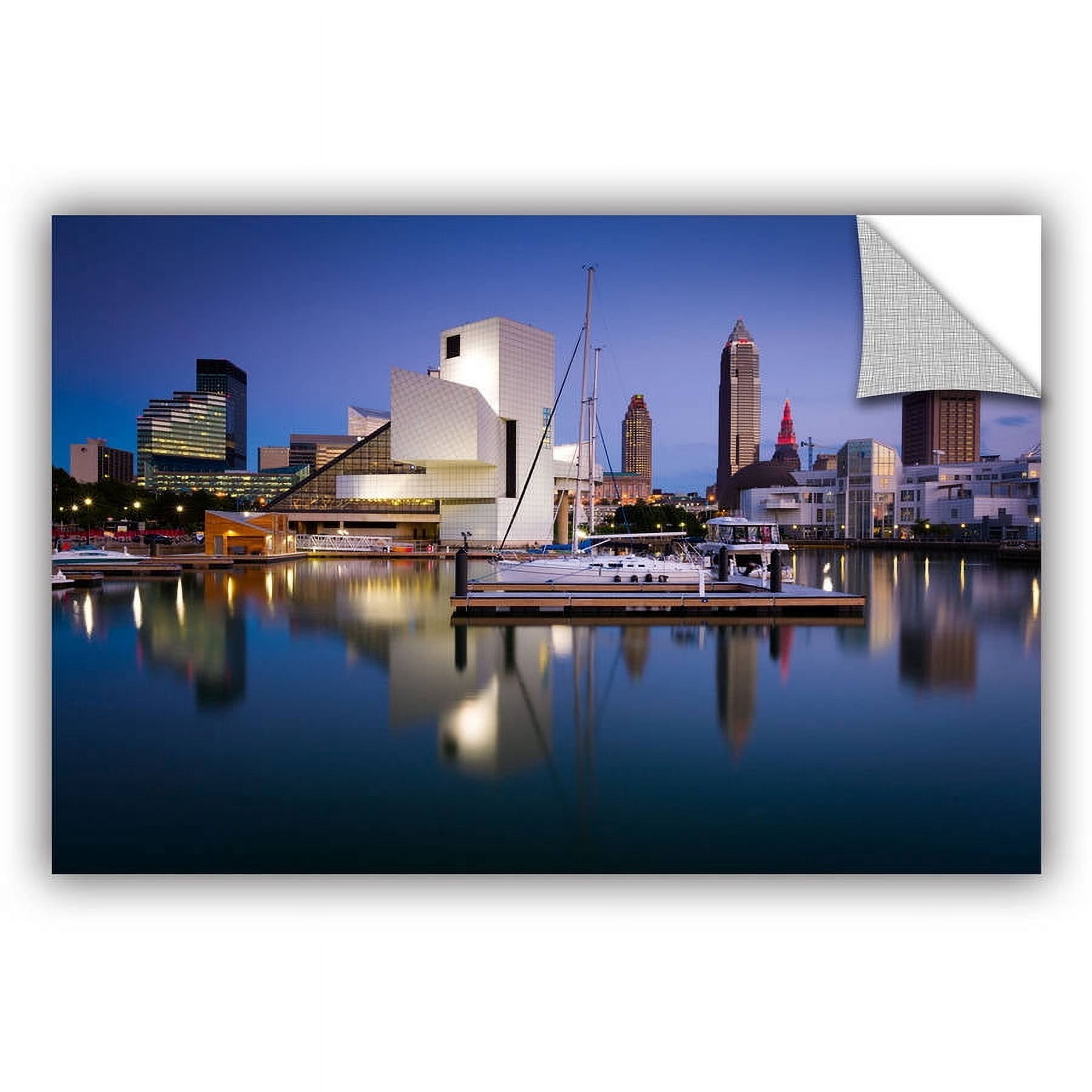 ArtWall Cody York "Cleveland Skyline 1" ArtAppealz Removable Wall Art