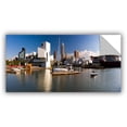 thumbnail image 1 of ArtWall Cody York "Cleveland Skyline 4" ArtAppealz Removable Wall Art, 1 of 2