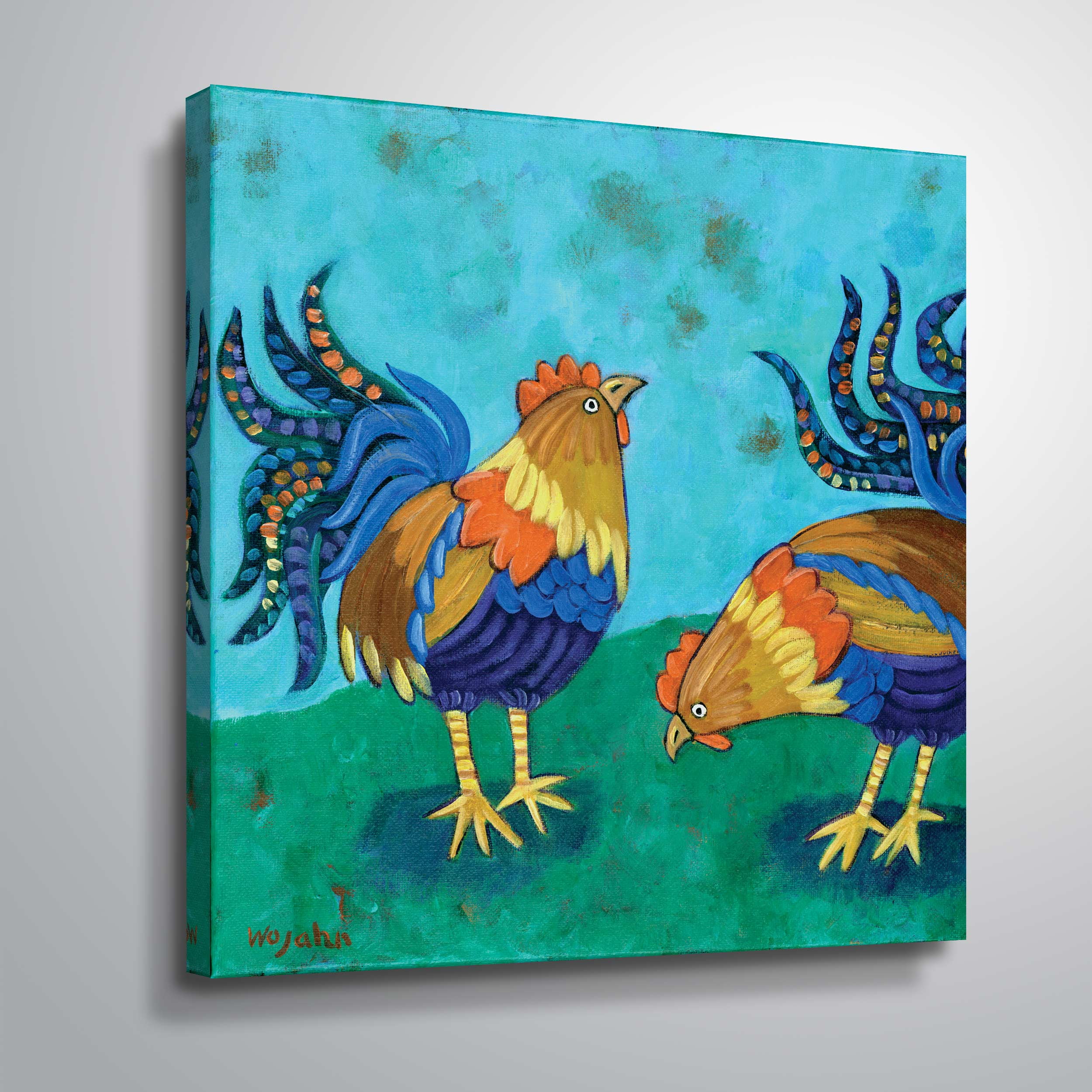 ArtWall Coo Coo Roo, Gallery Wrapped Canvas by Holly Wojahn