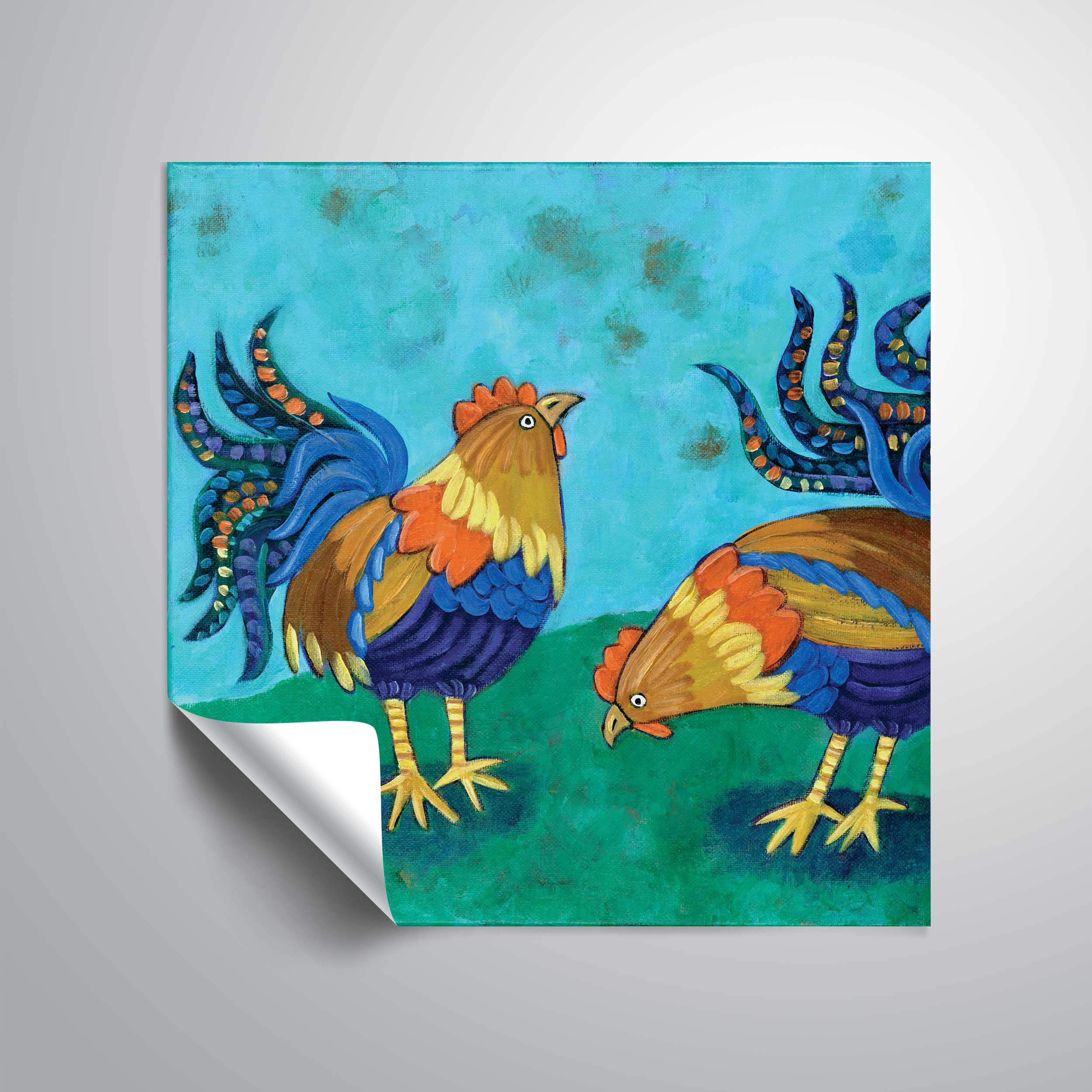 ArtWall Coo Coo Roo, Removable Wall Art Mural by Holly Wojahn