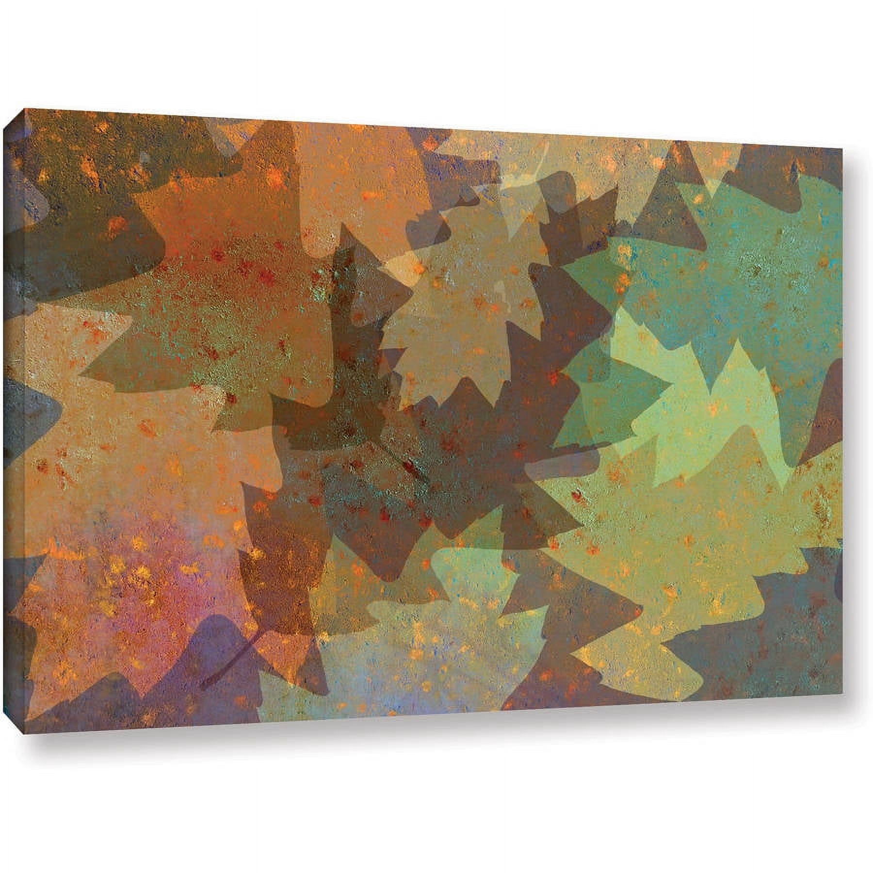 ArtWall Cora Niele  "American Oak Leaves" Gallery-Wrapped Canvas