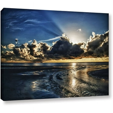 ArtWall Dan Wilson "Atlantic Sunrise " Gallery-Wrapped Canvas