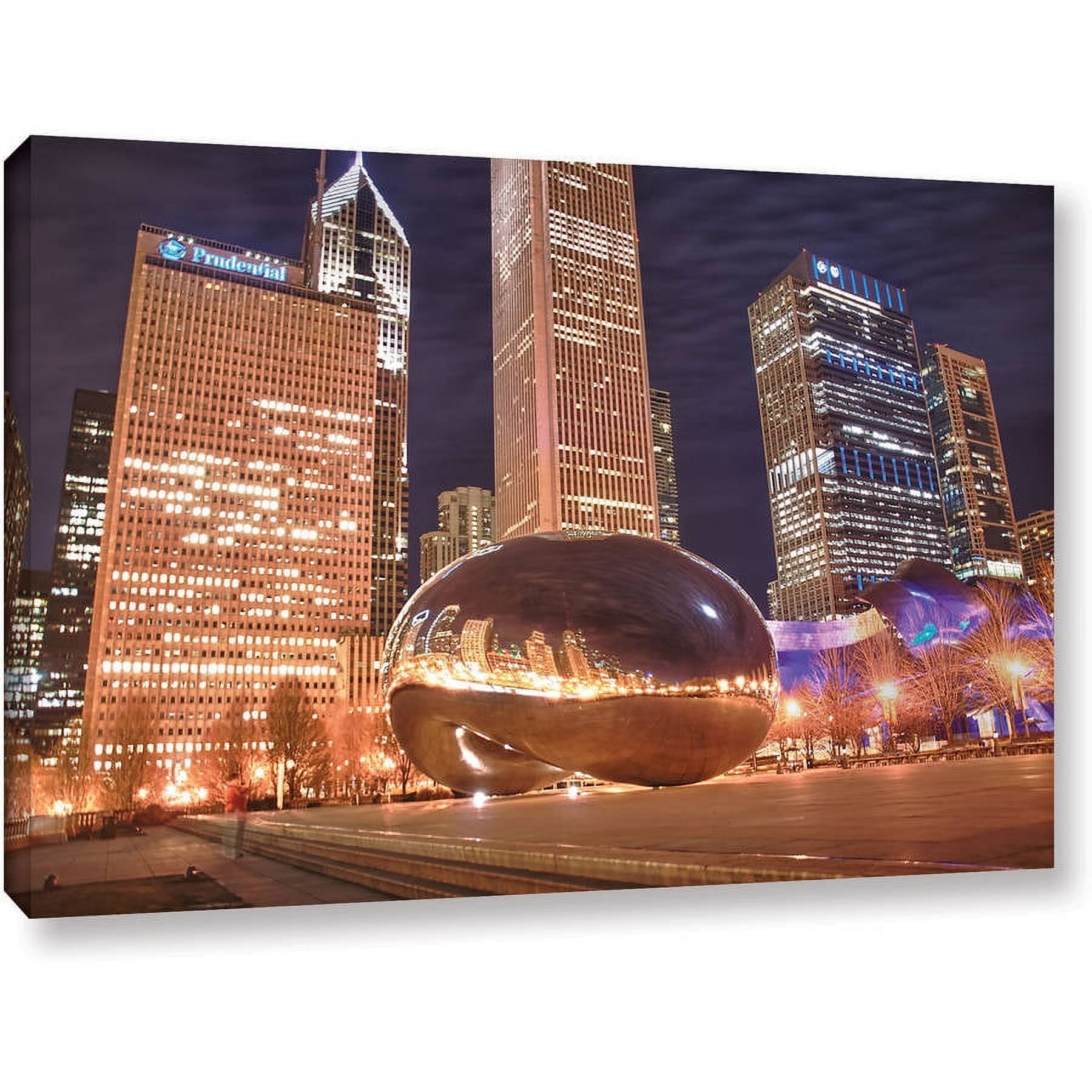 ArtWall Dan Wilson "Chicago- The Bean I " Gallery-Wrapped Canvas