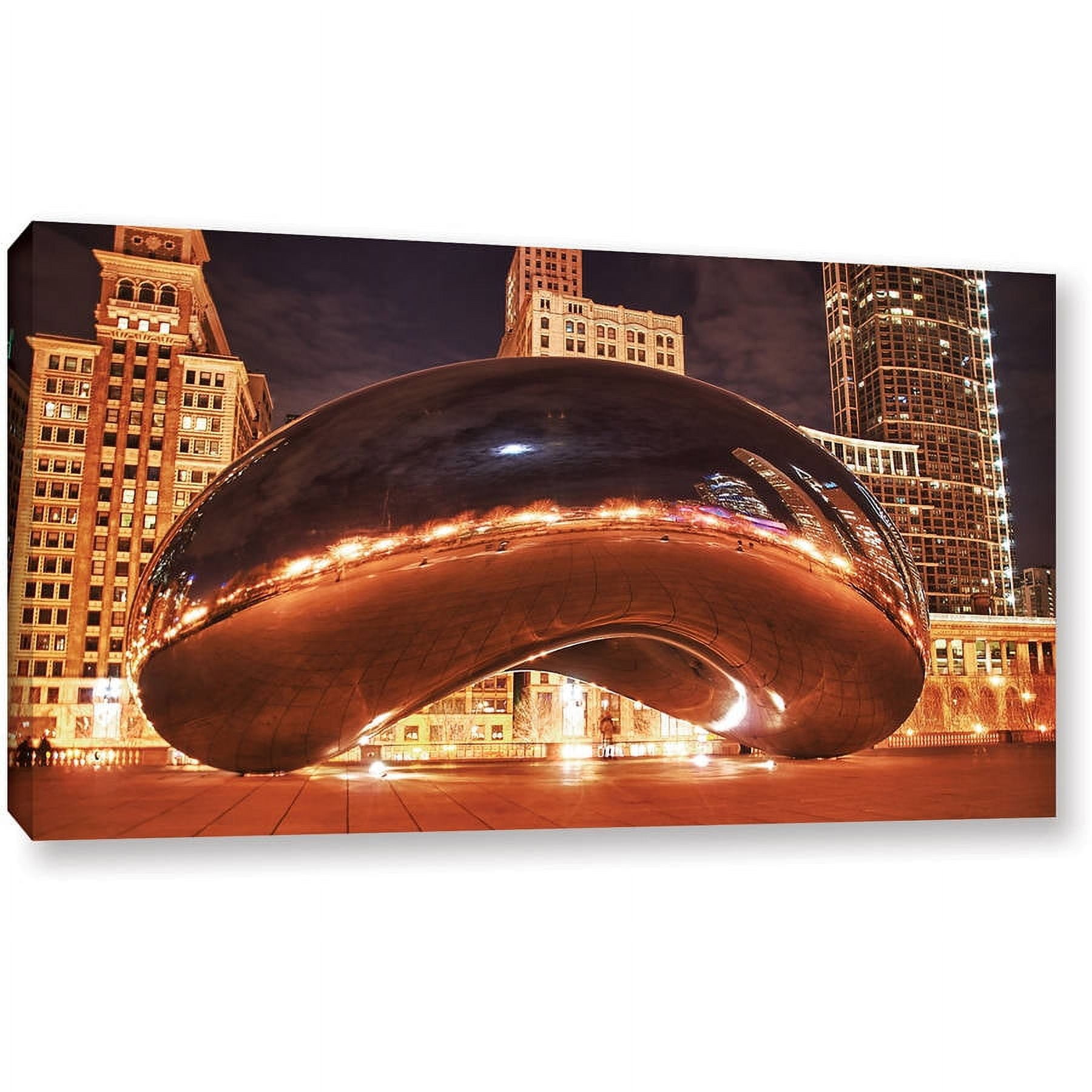 ArtWall Dan Wilson "Chicago- The Bean II " Gallery-Wrapped Canvas
