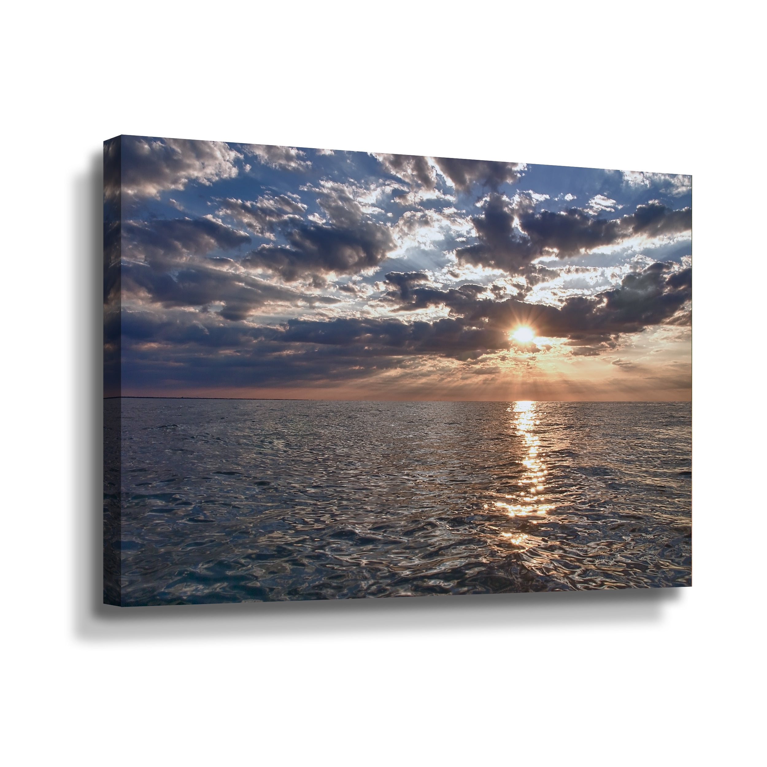 ArtWall Dan Wilson Lake Erie Sunset I Wall Art