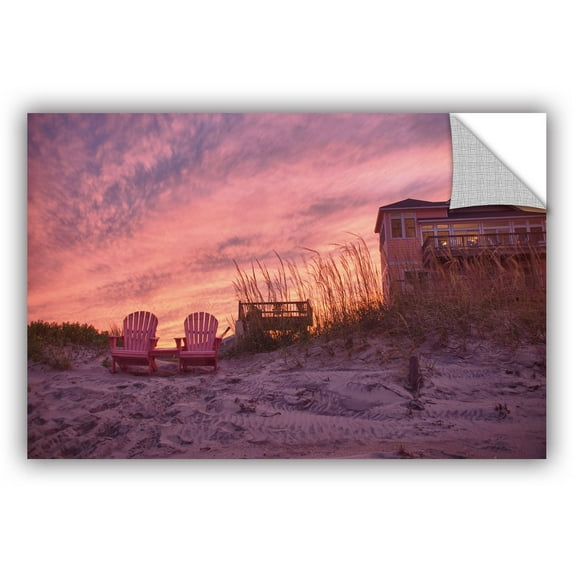 ArtWall Dan Wilson "Outer Banks Pink" ArtAppealz Removable Wall Art