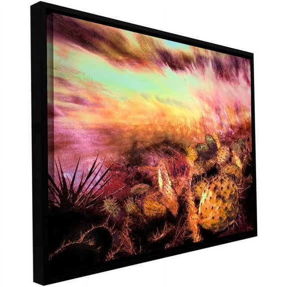 ArtWall Dean Uhlinger "A Southwest Wind" Floater Framed Gallery-Wrapped Canvas