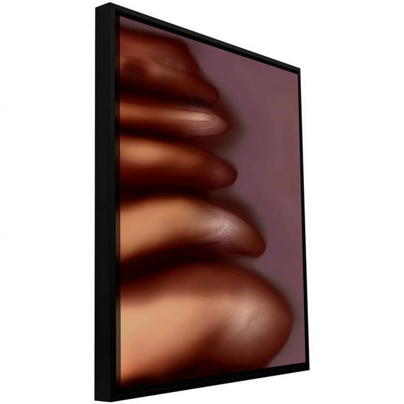 ArtWall Dean Uhlinger "Atomic Cairn" Floater Framed Gallery-Wrapped Canvas