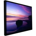 thumbnail image 1 of ArtWall Dean Uhlinger "Bandon Beach Twilight" Floater Framed Gallery-Wrapped Canvas, 1 of 2