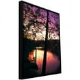 thumbnail image 1 of ArtWall Dean Uhlinger "Deer Creek Afterglow" Floater Framed Gallery-Wrapped Canvas, 1 of 2