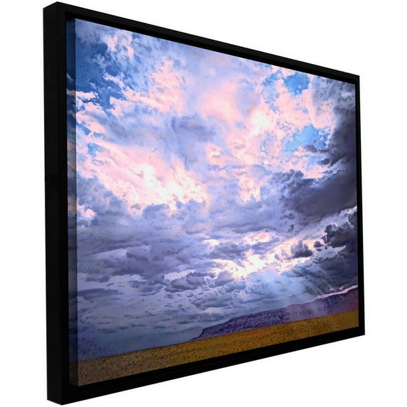 ArtWall Dean Uhlinger "Echo Cliffs Monsoon" Floater Framed Gallery-Wrapped Canvas