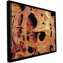 ArtWall Dean Uhlinger "Erosion Glow" Floater Framed Gallery-Wrapped Canvas