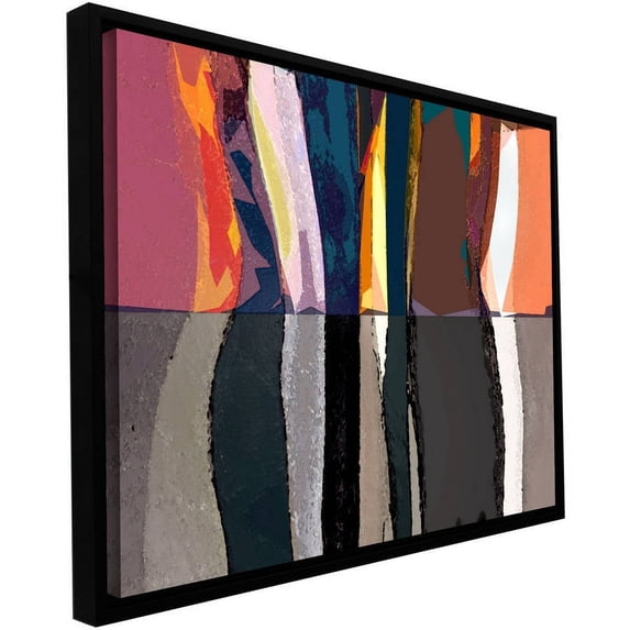 ArtWall Dean Uhlinger "Geometric Evolution" Floater Framed Gallery-Wrapped Canvas