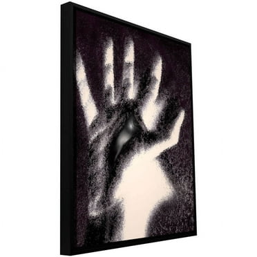 ArtWall Dean Uhlinger "Hand Of Healing" Floater Framed Gallery-Wrapped Canvas