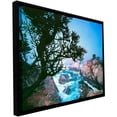 thumbnail image 1 of ArtWall Dean Uhlinger "Lifting Fog At Cypress Point" Floater Framed Gallery-Wrapped Canvas, 1 of 2
