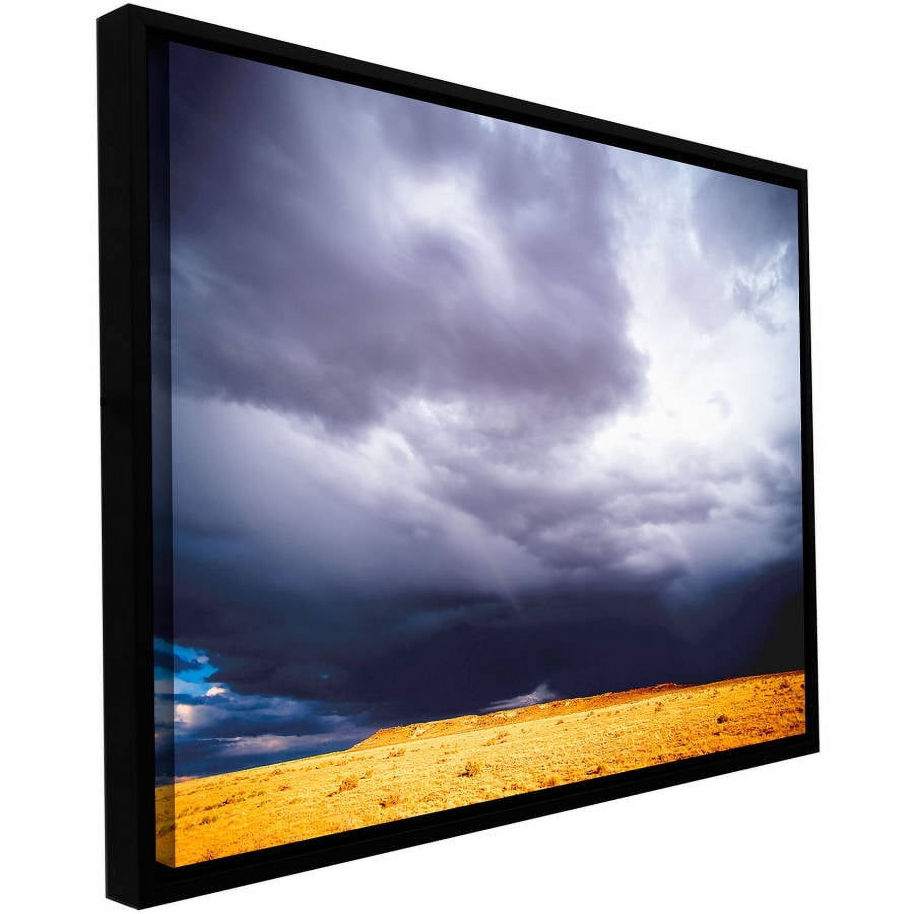 ArtWall Dean Uhlinger "Navajo Monsoon" Floater Framed Gallery-Wrapped Canvas