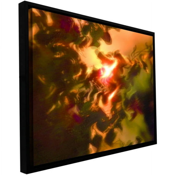 ArtWall Dean Uhlinger "Slow, Hot Wind" Floater Framed Gallery-Wrapped Canvas