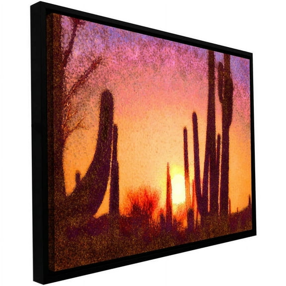 ArtWall Dean Uhlinger "Sonoran Summer" Floater Framed Gallery-Wrapped Canvas