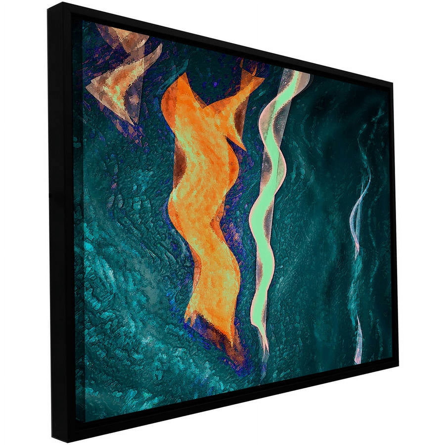 ArtWall Dean Uhlinger "The Depths" Floater Framed Gallery-Wrapped Canvas