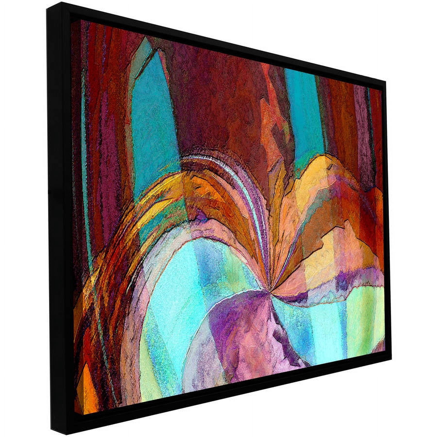 ArtWall Dean Uhlinger "Yata" Floater Framed Gallery-Wrapped Canvas