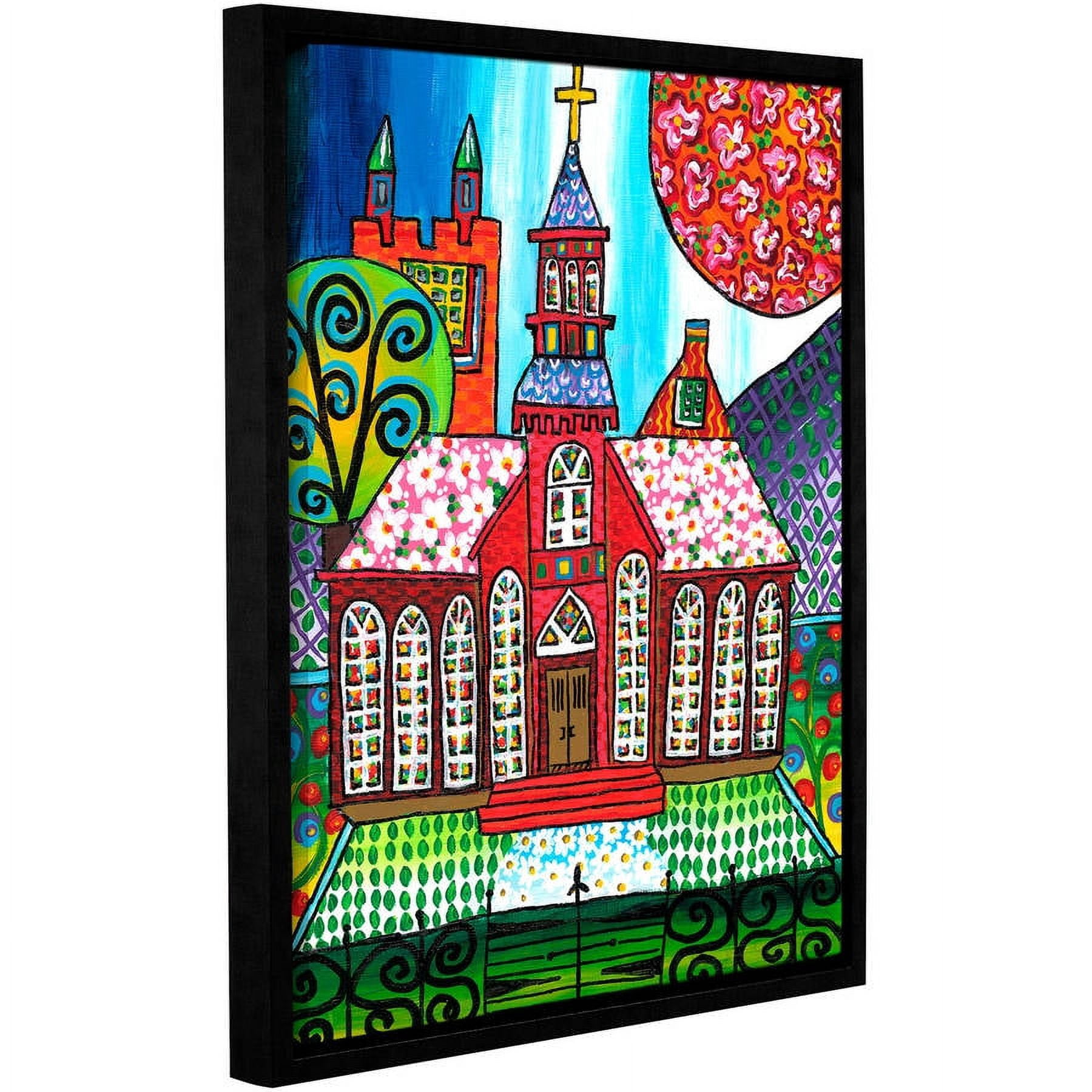 ArtWall Debra Purcell "Poor Claires" Gallery-Wrapped Floater-Framed Canvas